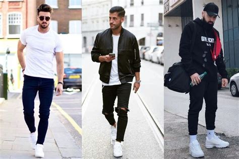 sneakers for black jeans